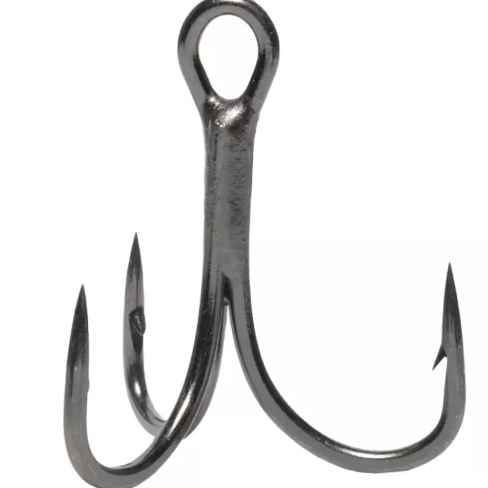 VMC 7554 2X-Strong Inline Barbed Black Nickel Treble Hooks