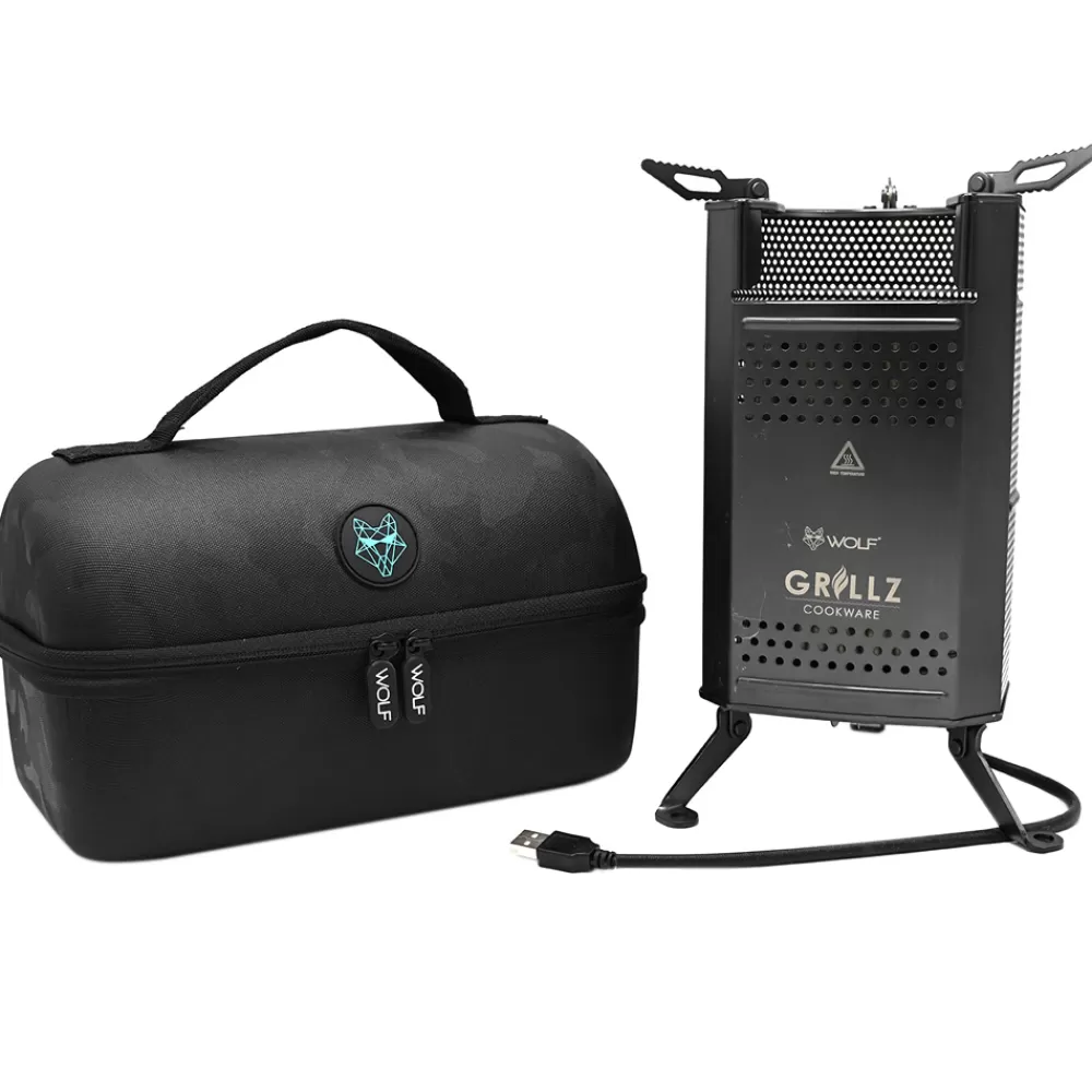 Wolf GRILLZ Biomaster Fishing Stove With EVA Case- Cooking Equipment