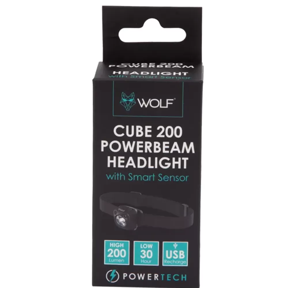 Wolf Powerbeam Cube 200 Headtorch- Lighting
