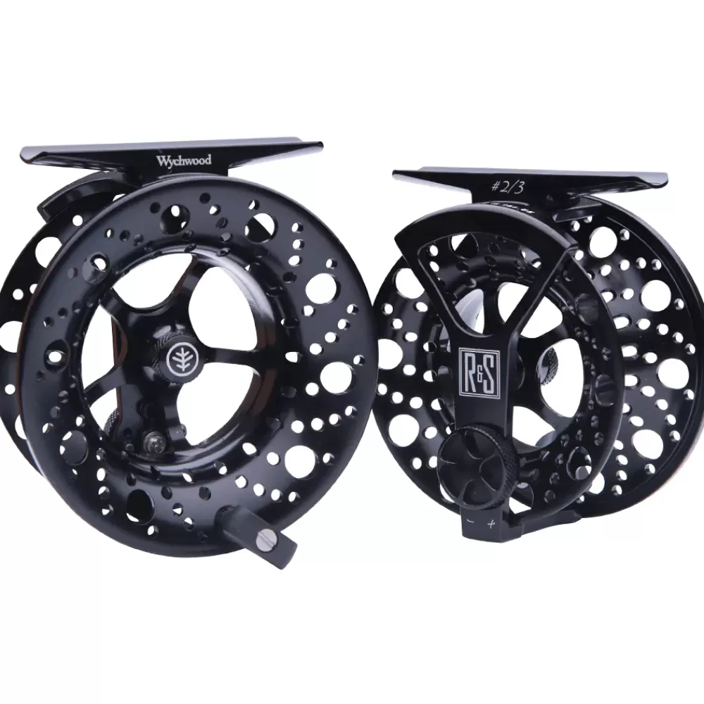 Wychwood River and Stream Fly Reels Black